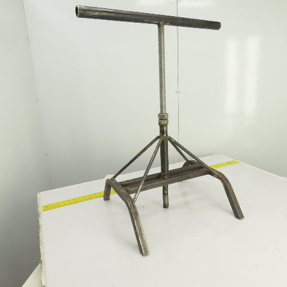 25" Wide Steel Saw Cut Off Material Support Stand Adjustable Height 32"-45"