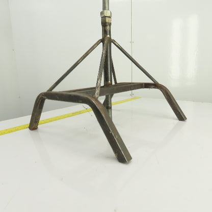 25" Wide Steel Saw Cut Off Material Support Stand Adjustable Height 32"-45"