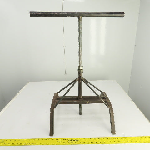 25" Wide Steel Saw Cut Off Material Support Stand Adjustable Height 32"-45"