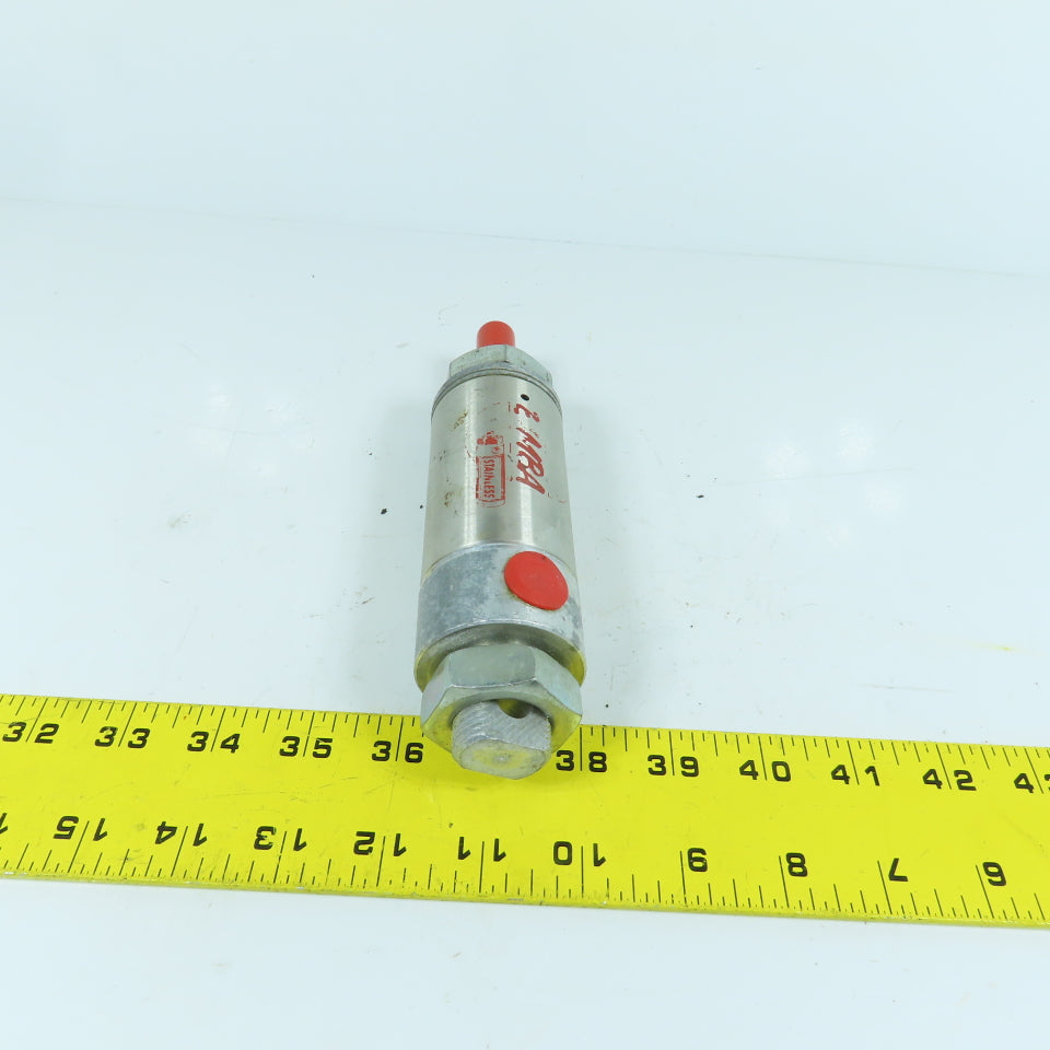 Bimba 241-NRP Single Acting Stainless Pneumatic Cylinder 1-3/4" Bore 1" Stroke