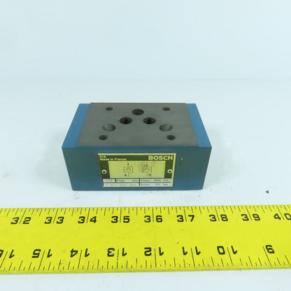 Bosch 0 811 020 027 0811020027 Hydraulic Check Valve Block 4500PSI