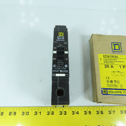 Square D EDB14020 20A Single Pole Circuit Breaker 277V (New Open Box)