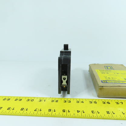 Square D EDB14020 20A Single Pole Circuit Breaker 277V (New Open Box)