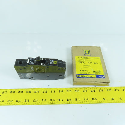 Square D EDB14020 20A Single Pole Circuit Breaker 277V (New Open Box)