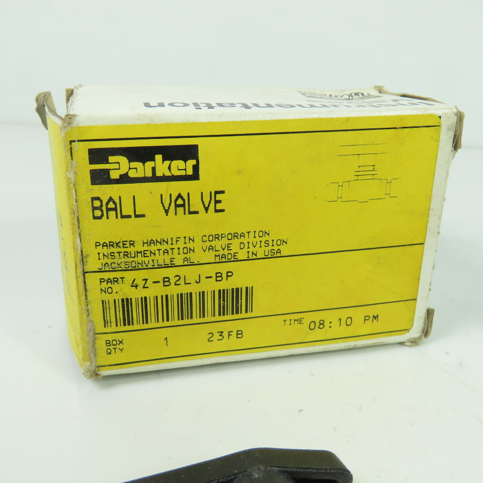 4Z-B2LJ-BP Instrumentation Ball Valve 2-Way Brass