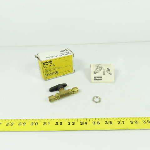 4Z-B2LJ-BP Instrumentation Ball Valve 2-Way Brass