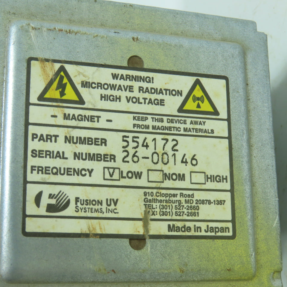 Fusion 554172 Microwave Generator (Low Frequency)