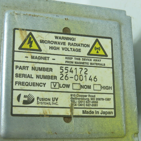 Fusion 554172 Microwave Generator (Low Frequency)