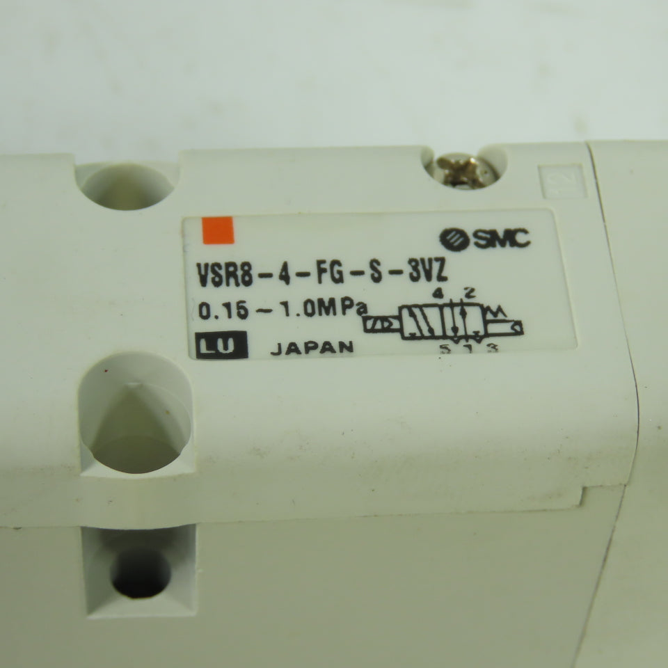 SMC VSR8-4-FG-S-3VZ Pneumatic Solenoid Valve 1.0 Mpa