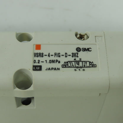 SMC VSR8-4-FG-D-3VZ Pneumatic Solenoid Valve 1.0 Mpa