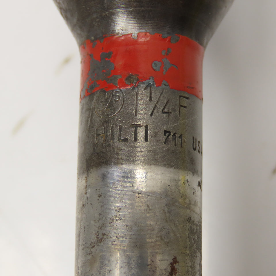 Hilti 1-1/4" Carbide Tip Impact Hammer Drill Bit 16" Depth 22" OAL