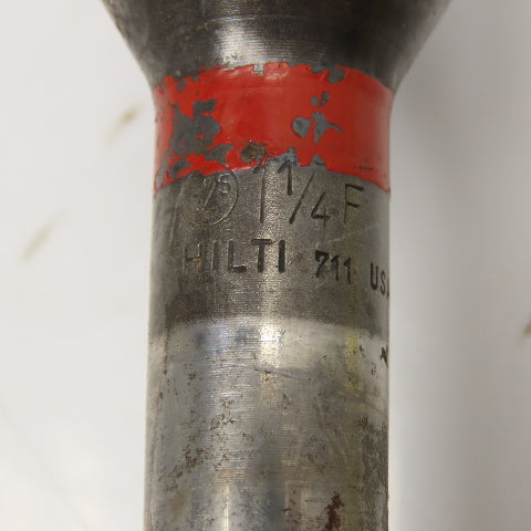 Hilti 1-1/4" Carbide Tip Impact Hammer Drill Bit 16" Depth 22" OAL