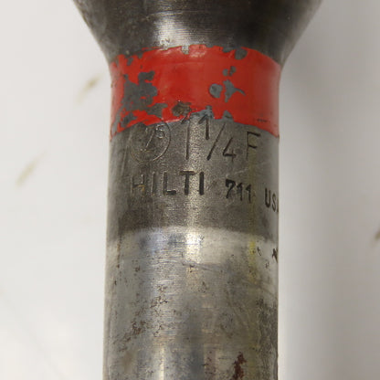 Hilti 1-1/4" Carbide Tip Impact Hammer Drill Bit 16" Depth 22" OAL