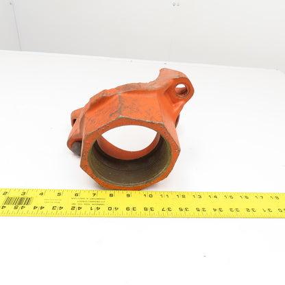Victaulic Style 920 6" T-Clamp x 4" NPT Threaded Branch TEE