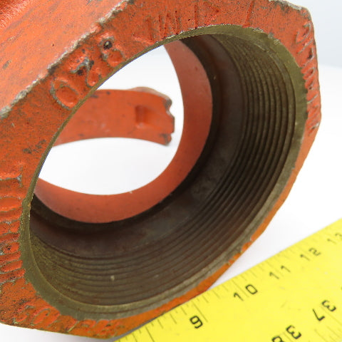 Victaulic Style 920 6" T-Clamp x 4" NPT Threaded Branch TEE