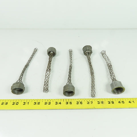 Kellems CG-408 Strain Relief Cord Grip 3/4" NPT 0.440-0.500"Cord Dia Lot Of 5