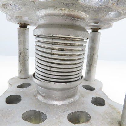 3" Bellows Style Flexible Coupling 6" Mounting Center Square Flange Mount