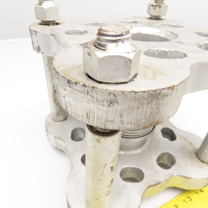 3" Bellows Style Flexible Coupling 6" Mounting Center Square Flange Mount