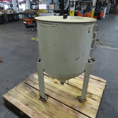 Morfab 3.5 Cubic Foot Sandblaster Abrasive Blasting Pressure Feeder Pot 150PSI