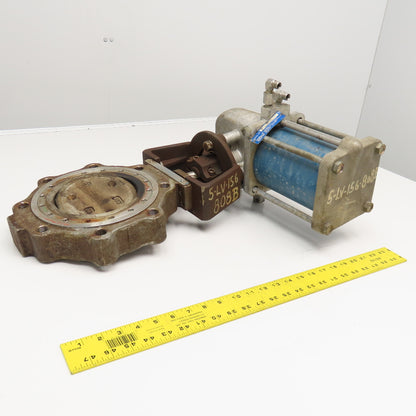 Jamesbury 6-815L-11-3600TT 6" Butterfly Valve Pneumatic Actuator ST-200V