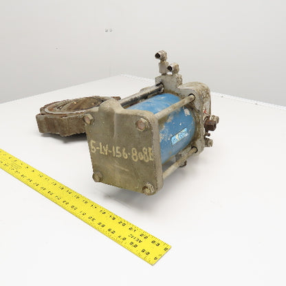 Jamesbury 6-815L-11-3600TT 6" Butterfly Valve Pneumatic Actuator ST-200V