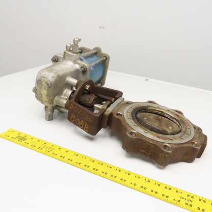 Jamesbury 6-815L-11-3600TT 6" Butterfly Valve Pneumatic Actuator ST-200V