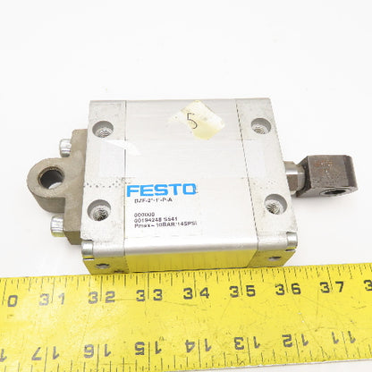 Festo DZF-2"-1"-P-A 2" Bore x 1" Stroke Pneumatic Flat Cylinder