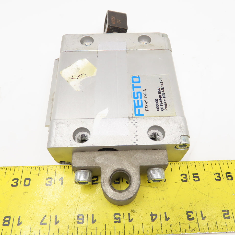 Festo DZF-2"-1"-P-A 2" Bore x 1" Stroke Pneumatic Flat Cylinder