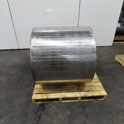 36" OD x 32" Wide Stainless Steel Drum Roller 2.845" Keyed Bore