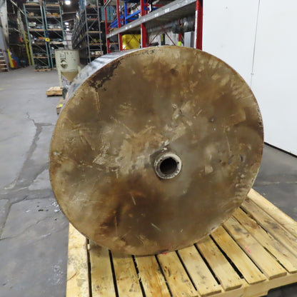 36" OD x 32" Wide Stainless Steel Drum Roller 2.845" Keyed Bore
