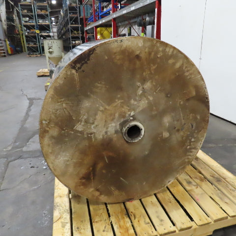 36" OD x 32" Wide Stainless Steel Drum Roller 2.845" Keyed Bore