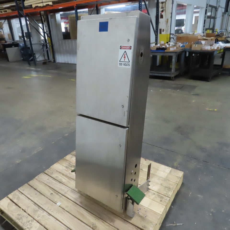 54" H x 18" W x 9" Deep Stainless Steel Operator Console Electrical Enclosure