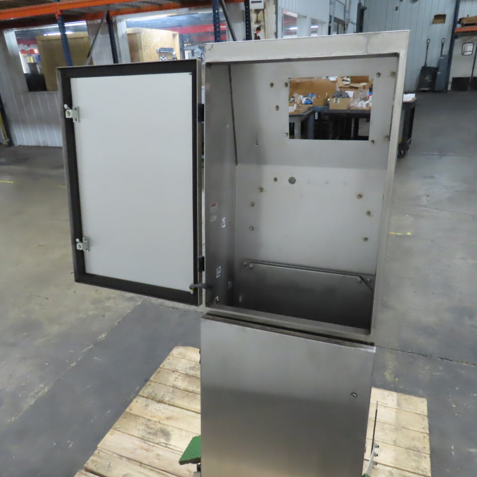 54" H x 18" W x 9" Deep Stainless Steel Operator Console Electrical Enclosure