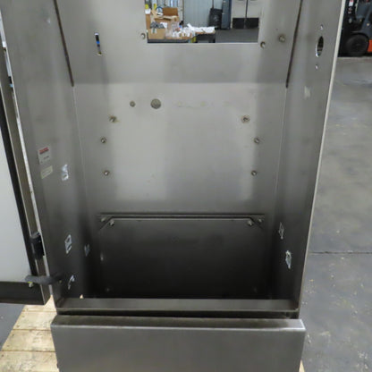 54" H x 18" W x 9" Deep Stainless Steel Operator Console Electrical Enclosure
