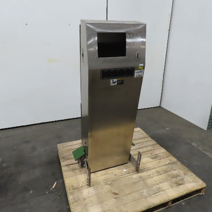 54" H x 18" W x 9" Deep Stainless Steel Operator Console Electrical Enclosure