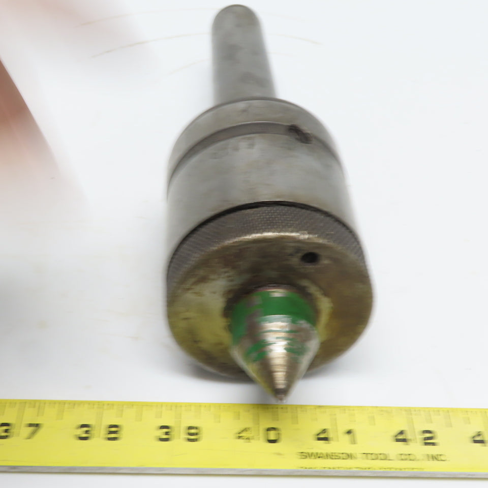 J.C. Glenzer Co. Heavy Duty 1" Diameter Live Center No. 4MT Shank 9-1/4" OAL