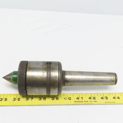 J.C. Glenzer Co. Heavy Duty 1" Diameter Live Center No. 4MT Shank 9-1/4" OAL