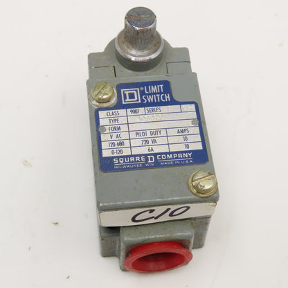 Square D 9007 B52A1 Limit Switch 600V Max