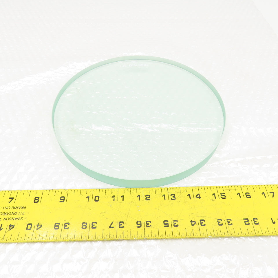 215mm x 19mm Thick SE iA DIN 8902 Soda Lime Sight Glass Disc