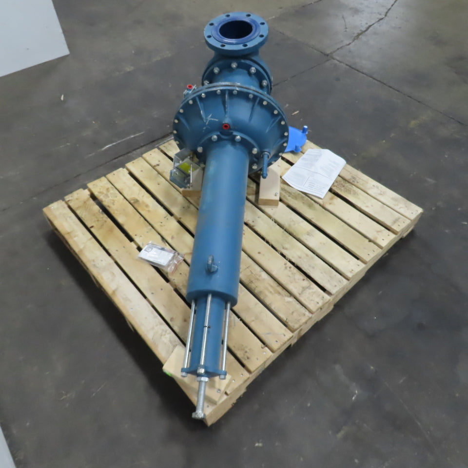 ITT 6-2538-M-34-32138-P1-A0-LS4 Dia-Flo 6" Weir Diaphragm Valve W/ Poly Liner