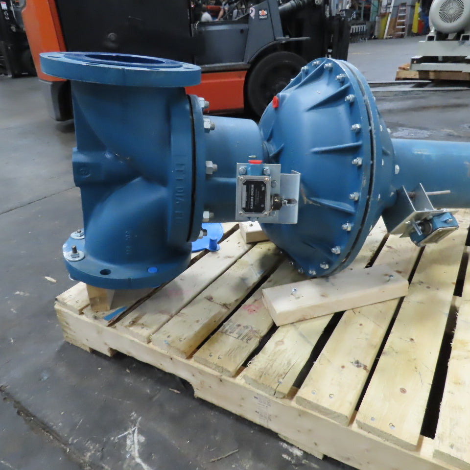 ITT 6-2538-M-34-32138-P1-A0-LS4 Dia-Flo 6" Weir Diaphragm Valve W/ Poly Liner