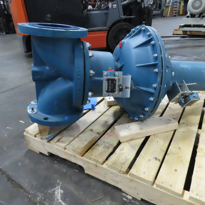 ITT 6-2538-M-34-32138-P1-A0-LS4 Dia-Flo 6" Weir Diaphragm Valve W/ Poly Liner