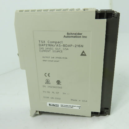 Schneider AS-BDAP-216N TSX Compact Discrete Output Module 24VDC .5A