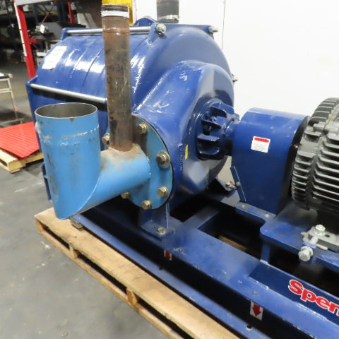 Spencer CS37R1B2 60HP Power Mizer Multistage Centrifugal Blower 460V 3PH 515 CFM