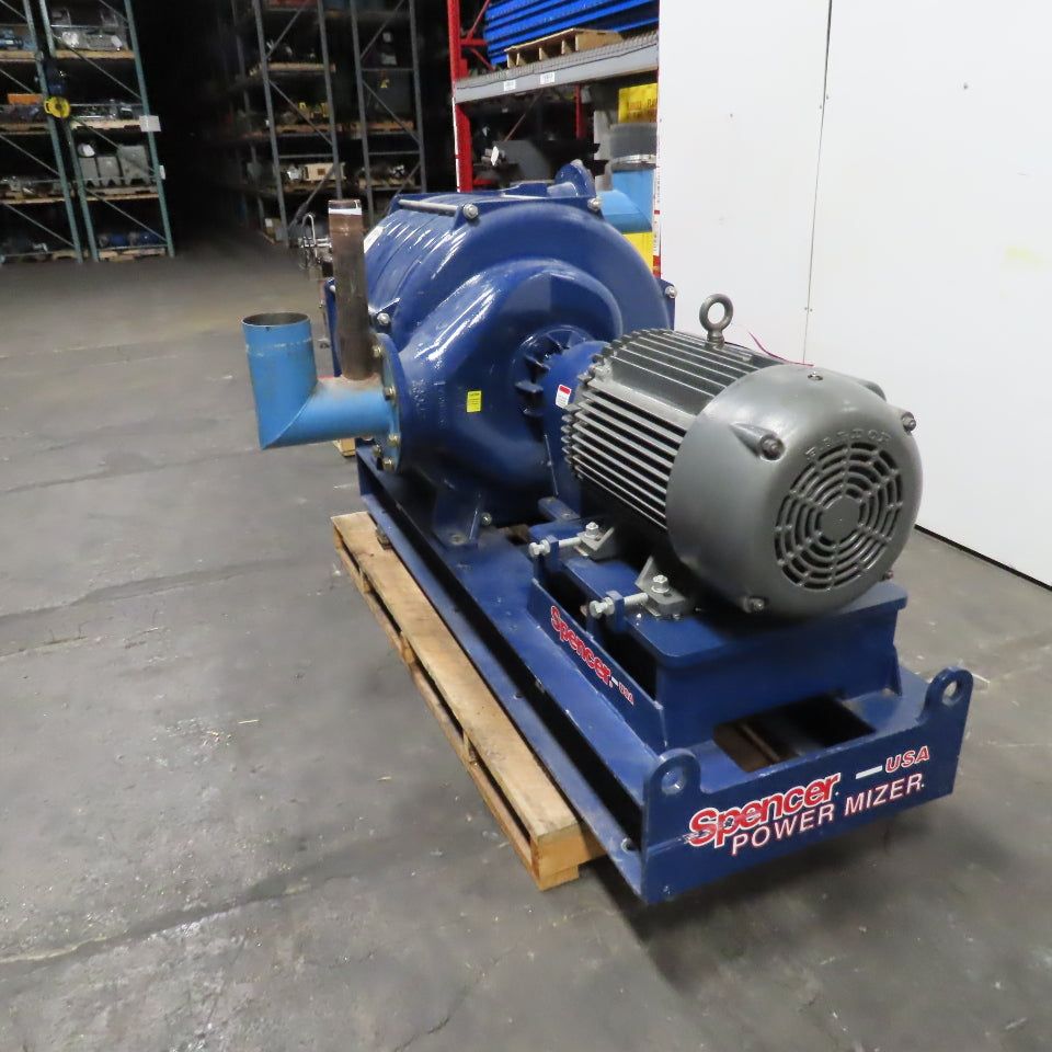 Spencer CS37R1B2 60HP Power Mizer Multistage Centrifugal Blower 460V 3PH 515 CFM
