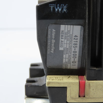 Allen Bradley 520E-BOD Ser C Nema Size 1 Motor Starter Contactor 120V Coil 10HP