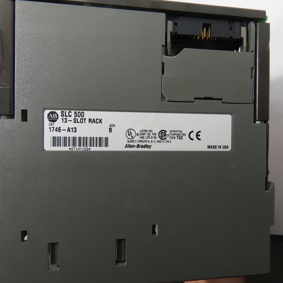 Allen Bradley 1746-A13 Ser B SLC500 13-Slot Chassis PLC Rack