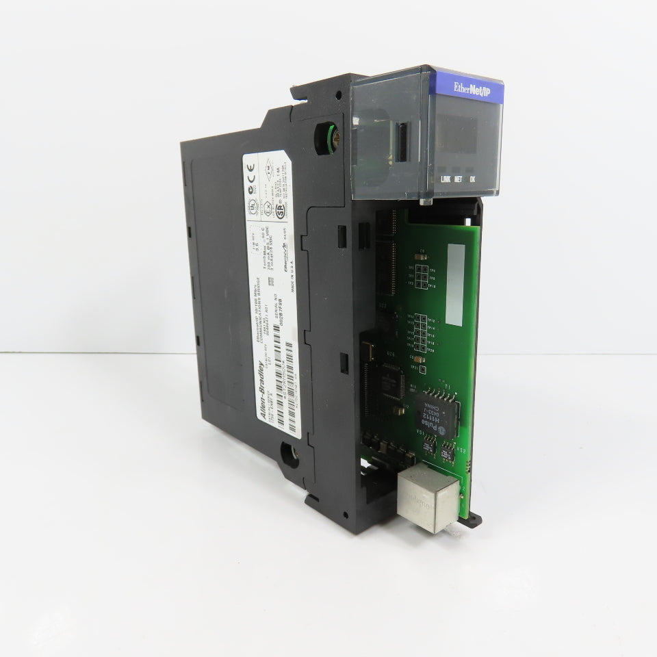 Allen Bradley 1756-ENBT Ethernet/IP Communications Bridge F/W Rev 3.6 NO COVER