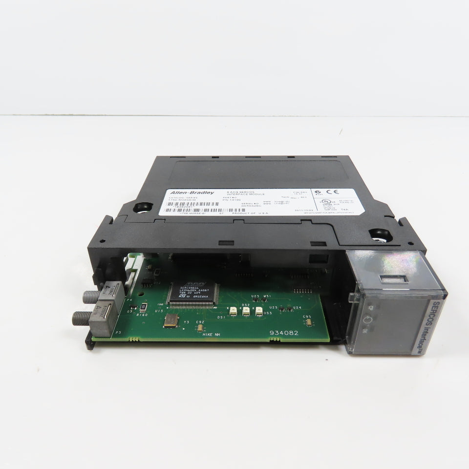 Allen Bradley 1756-MO8SE 8-Axis Sercos Interface Module F/W Rev 15.37 NO COVER