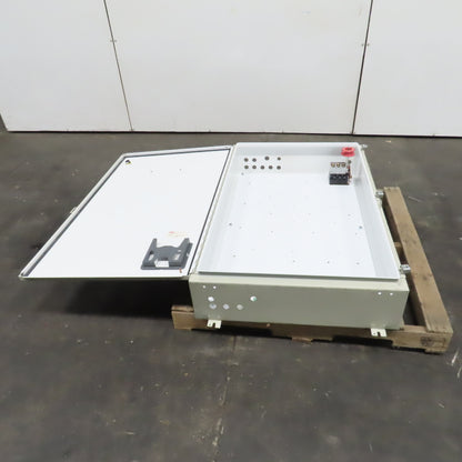 Hoffman A483008LP 48" x 30" x 8" Electrical Enclosure W/ Backplate Type 12, 13